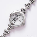 Silberton Mickey Mouse Minimalistisch Uhr Für Frauen & Mädchen