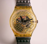 Vintage ▾ Swatch GK186 Silver Net | 1994 Swatch Guarda Originals Gent