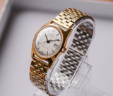 Tone d'oro raro degli anni '70 Timex Marlin Mechanical Watch Vintage