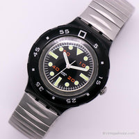 2000 Swatch SHB107 -Melodie Uhr | Vintage Schwarz Swatch Zugang