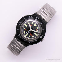 2000 Swatch SHB107 Tune reloj | Negro vintage Swatch Acceso