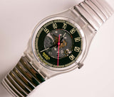 كلاسيكي Swatch مشاهدة الخط الأحمر GK118 GK119 | 80s هوكل عظمي الاتصال Swatch