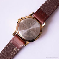 Carriage élégant vintage par Timex montre | Ton d'or montre Pour dames