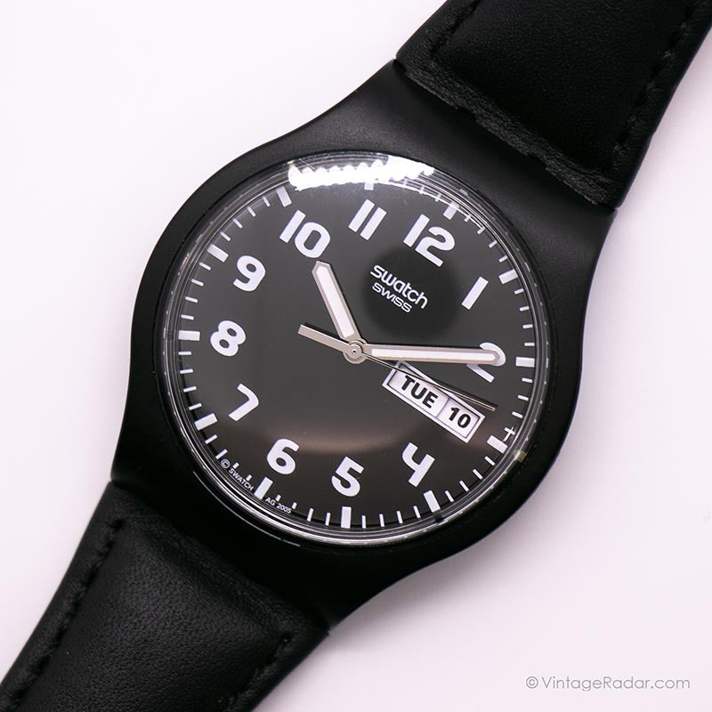 2006 Swatch SUJB700 REGISSEUR Watch | Black Swatch Jelly in  display picture 3