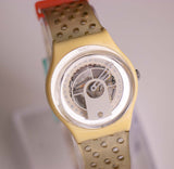 Antiguo Swatch Fecha en la vista GW404 reloj | Raro 1997 Swatch reloj