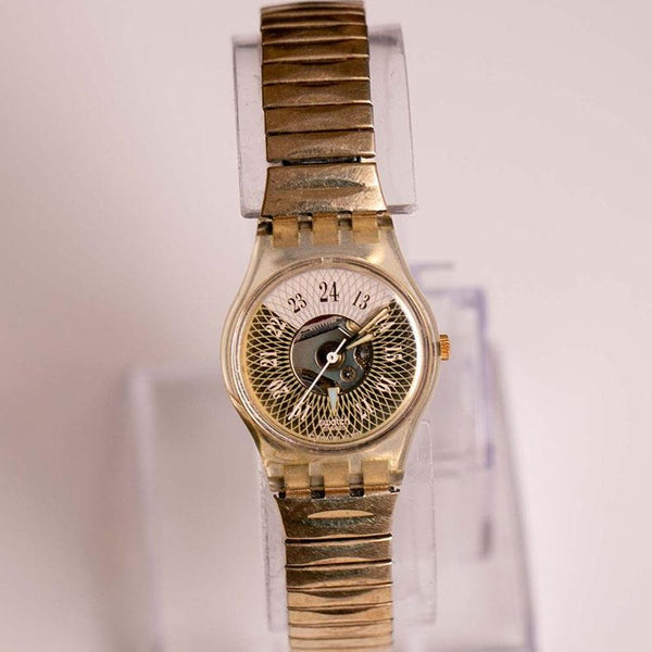 Swatch CuneGonde LK149 reloj | Dama de tono de oro vintage 1993 Swatch