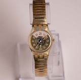Swatch Cunegonde LK149 Watch | خمر 1993 سيدة ذهبية نغمة Swatch