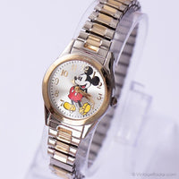 Two Tone Mickey Mouse Disney Elegant Watch for Her