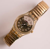 Swatch Orologio Cunegonde LK149 | Vintage 1993 Lady tono d'oro Swatch