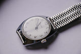 Raketa ساعة ميكانيكية نغمة الفضة | ساعة عتيقة صنعت في الاتحاد السوفيتي