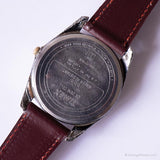 Vintage dos tonos Timex Indiglo reloj | Cita elegante reloj