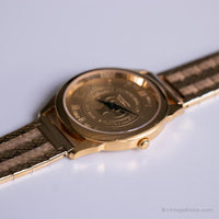 Vintage Cal Poly Pomona montre | Montre-bracelet en or 23K pour hommes