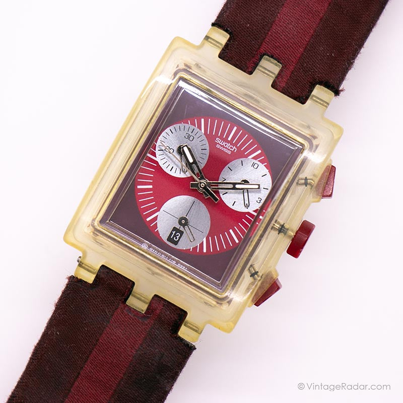 Swatch racing-inspired Crono - rare selling UBS edition (2002)