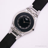 2000 Swatch SFK116 Pure Black Uhr | Vintage Schwarz Swatch Skin