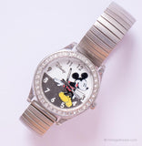 Accutime Uhr Leiche Mickey Mouse Diamantstil Uhr