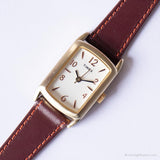 Vintage Rechteck Timex Uhr | Damen Casual Analog Quarz Uhr