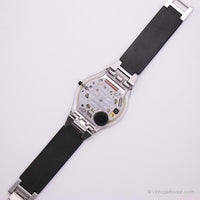 2000 Swatch SFK116 Pure Black Uhr | Vintage Schwarz Swatch Skin