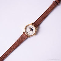 Jahrgang Timex Mond Phase Uhr | Elegantes Datum Uhr für Damen