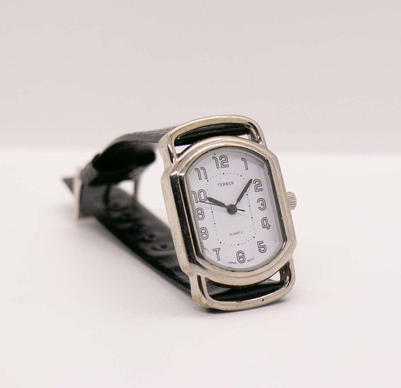 Vintage Terner Watch with Japan Quartz Movement and Leather Strap ...
