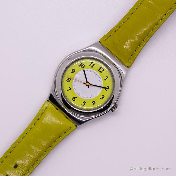 Vintage 1996 Swatch YLS105 Pistacchio montre | Vert Swatch Ironie