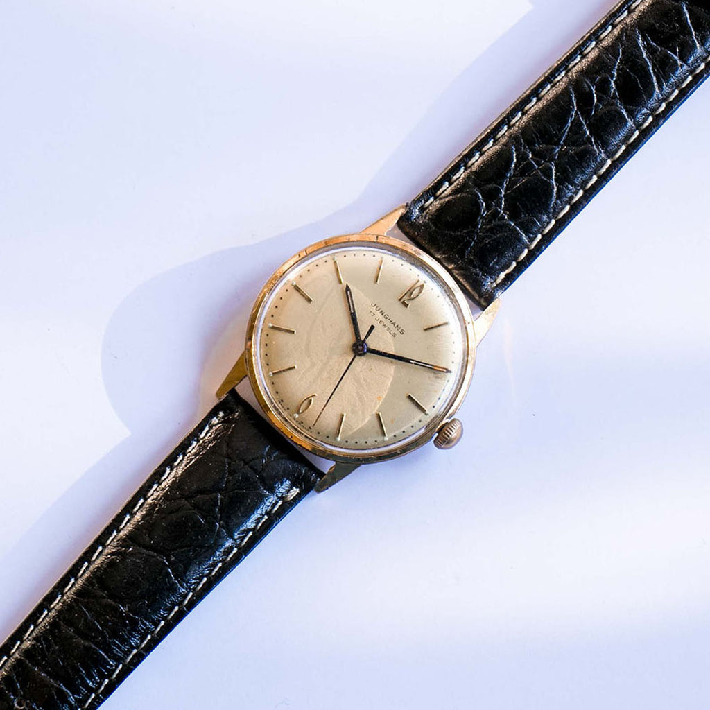 Vintage Junghans 17 Jewels Watch for Men | RARE German Men's Watch ...
