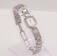 4c Silver-Tone Vintage Women's montre | Luxury Dames 'Tiny-Wristwatch