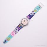 2001 Swatch Estrella fugaz YLS1011 reloj | Rosa Swatch Medio de ironía