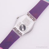 2001 Swatch YLS1011 Falling Star montre | Rose Swatch Médium d'ironie
