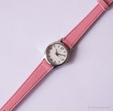 Vintage pequeño reloj por Timex | Reloj de pulsera de correa rosa para mujeres