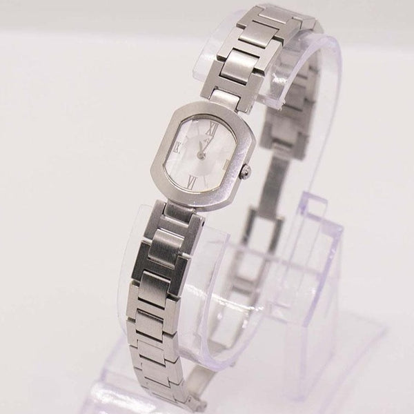 4C de mujer de plata vintage femenina reloj Pequeño reloj de