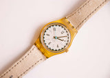 Swatch Lady Elle gingembre LK140 montre | 1993 vintage Swatch Lady montre