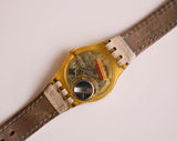 Swatch Lady Elle gingembre LK140 montre | 1993 vintage Swatch Lady montre