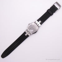 2008 Swatch Yls430c Lust mich schwarz Uhr | Silberton Swatch Ironie
