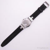 2008 Swatch Yls430c fantaisie moi noir montre | Argenté Swatch Ironie