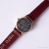 Ancien Timex Mini montre Pour les dames | Cadran à la crème dorée montre