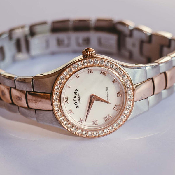 Mutter von Pearl Swarovski Luxusschweizer hergestellt Rotary Uhr für Sie