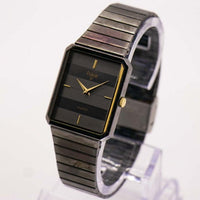 Vintage Square-Dial Schwarz Pulsar Uhr | Elegant Unisex Japan Quarz Uhr