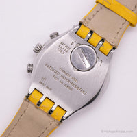 1998 Swatch YCS406 SECRET AGENT YELLOW Watch | RARE Swatch Chrono