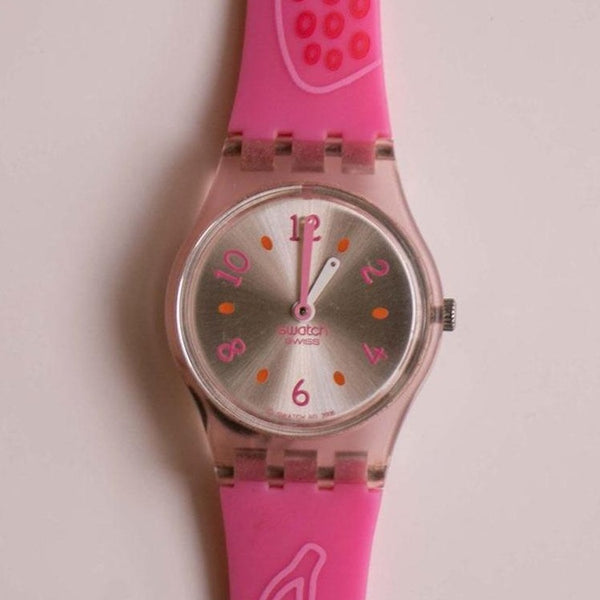 Swatch Lady RED FRUIT JAM LV107 Watch | Vintage 2006 Pink Swatch Lady