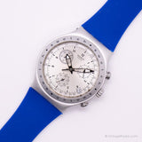 2000 Swatch YCS4006AG -Gefrierregen Uhr | Vintage Ironie Chrono