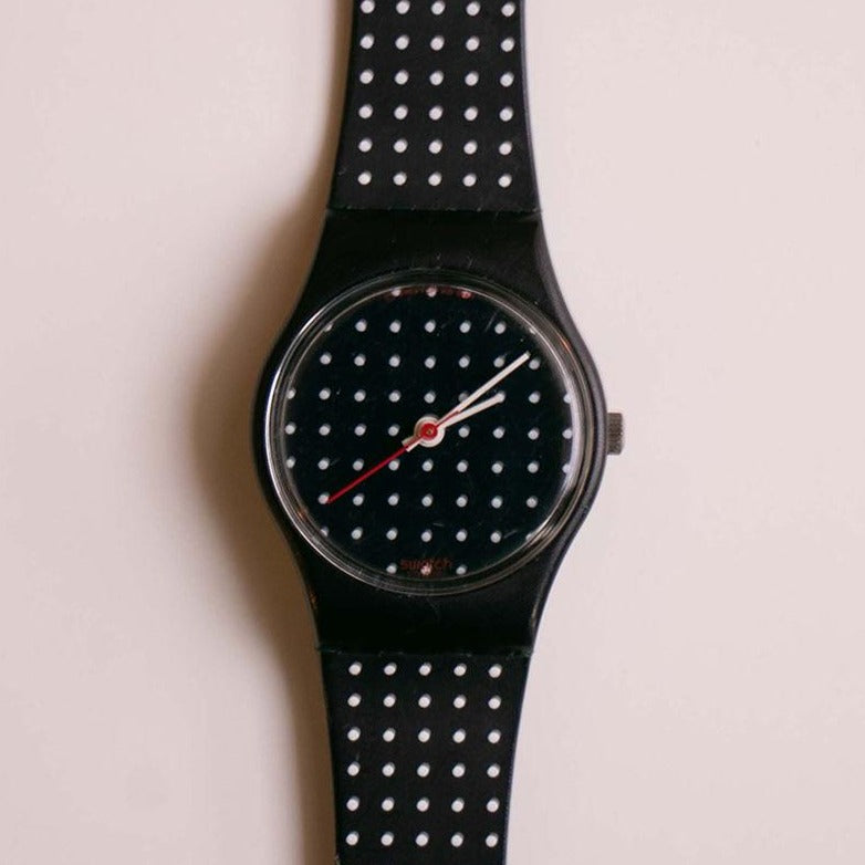 Swatch Lady BIARRITZ LN104 Watch | Black Polka-Dot Swatch  display picture 1