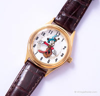 Oro Disney Time Works Mickey Mouse reloj con caja original