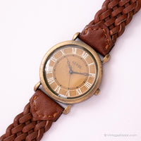 Vintage GUESS Braided Leather Strap Watch | Japan Quartz Watch by GUESS