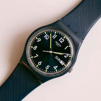 Vintage ▾ Swatch Sir Blue GN718 | Blu scuro Swatch Originals Gent Watch