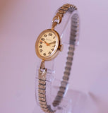 1972 Vintage Gold-plattiert Bulova Mechanische Damen Uhr Perfekter Zustand