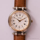 Fósil de tono plateado vintage reloj | Mejores relojes de marca
