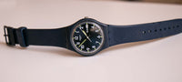 Vintage Swatch SIR BLUE GN718 | Dark Blue Swatch Originals Gent Watch