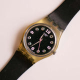 RARE Swatch Première romance LK280G montre | 2007 Swatch Lady montre