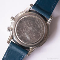 Ancien Timex Alarme d'expédition montre | Date de sport à tons d'argent montre