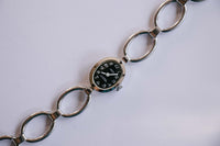Osco allemand vintage argenté-tonal montre | Mesdames mécaniques montre